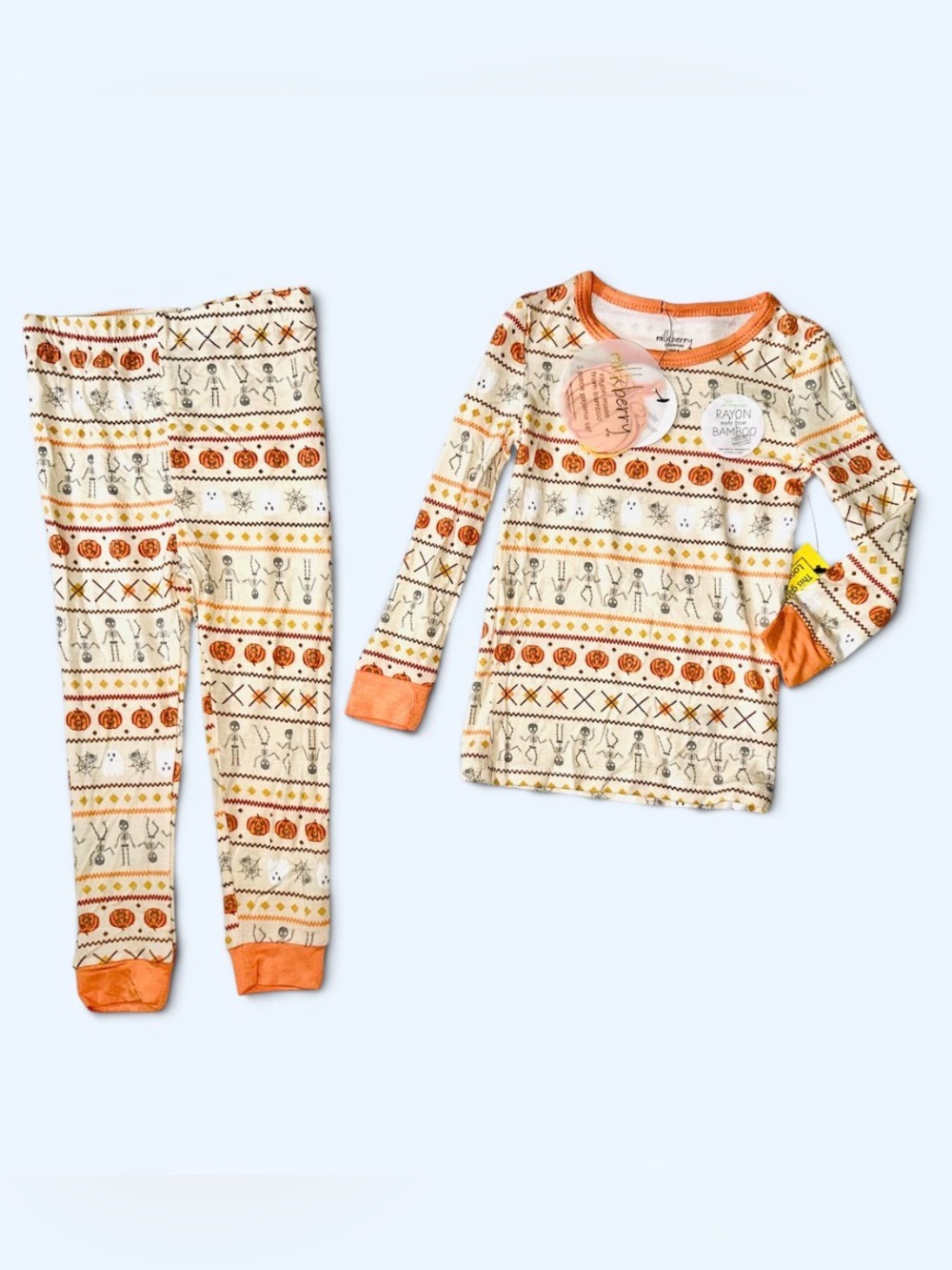 NWT Milkberry Bamboo Halloween Pj Set
